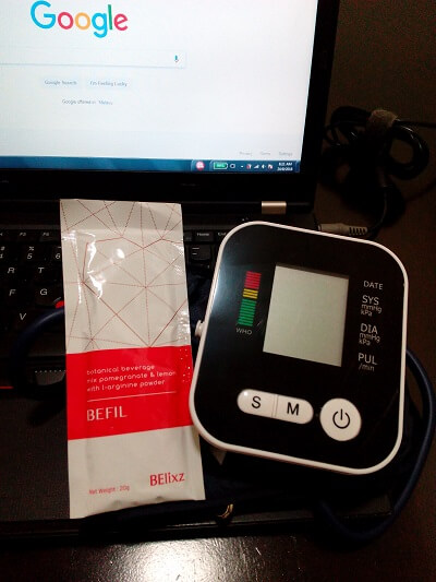 BP monitor with Befil