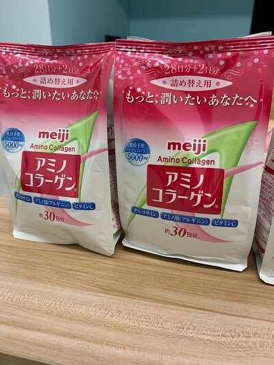 Meiji Amino Collagen package