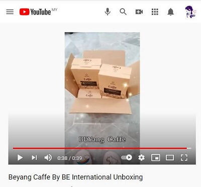Beyang Caffe unboxing video
