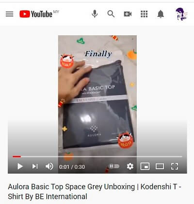 Aulora Basic Top Space Grey Unboxing