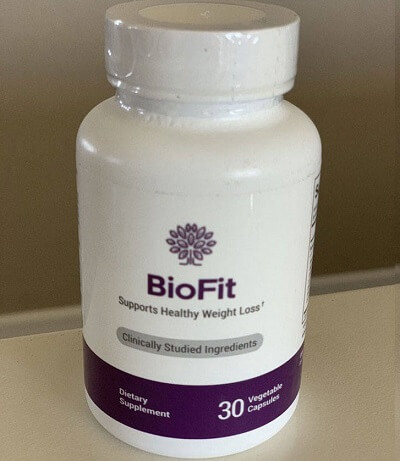 BioFit probiotic bottle