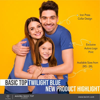 Aulora Basic Top Twilight Blue