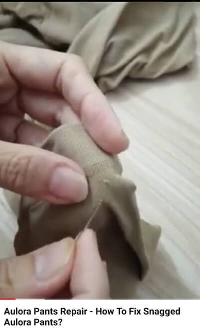 Fixing Aulora Pants loose thread