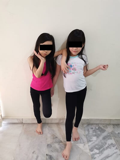 Children wearing Aulora Pants