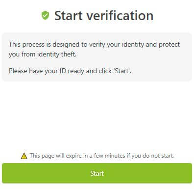 Start verification