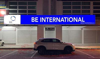 Pejabat BE International di Miri, Sarawak, Malaysia.