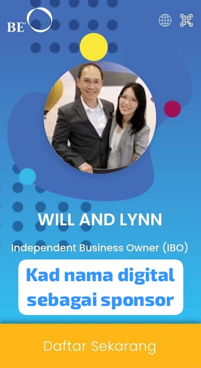 BE International sponsor untuk daftar sebagai ahli