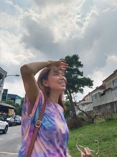 Mommy Lynn with Collagen Plus as sunscreen