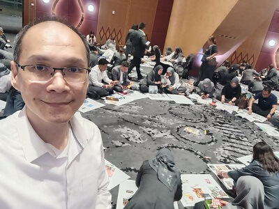 Daddy Will at BE Camp Dream Board session