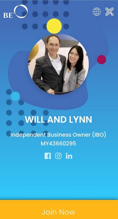 Mommy Lynn BE International Business Card