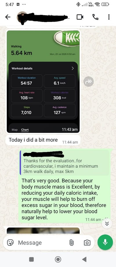 WhatsApp messages